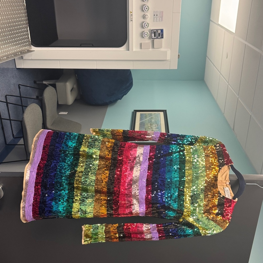 Trina Turk Multicolor Sequin Mini Dress